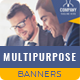 HTML5 Multi Purpose Banners - 6 Sizes - HTML5 / Ad Templates