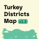Interactive Vectorel Turkey District and City Map [SVG, JS, HTML5] - JavaScript / Animated SVGs