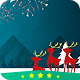Christmas Card Fireworks of Santa - HTML5 / Canvas