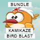 Kamikaze Bird Blast Game With Ads - Android & iOS - Mobile