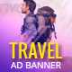 GWD | Travel Destination HTML Banner 04 - HTML5 / Ad Templates