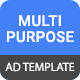 Multipurpose Banner (MU017) - HTML5 / Ad Templates