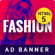 GWD | Fashion discount HTML Banner 02 - HTML5 / Ad Templates