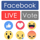 Facebook Live Reactions Vote (real-time) and Youtube, Twitch, Dailymotion - PHP Scripts / Social Networking