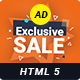 Online Shopping - HTML5 Animated Banner 13 - HTML5 / Ad Templates