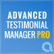 Advanced Testimonials Manager Pro WordPress Plugin - WordPress / Interface Elements