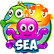 Sea match3 - HTML5 game. Construct 2 (.capx) - HTML5 / Games
