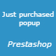 Just Purchased Popup - PrestaShop Module - Plugins / Prestashop