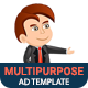 Multipurpose Banner (MU018) - HTML5 / Ad Templates
