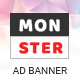 Monster | Business HTML 5 Google Banner - HTML5 / Ad Templates
