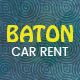 Baton | Car Rental HTML 5 Animated Google Banner - HTML5 / Ad Templates
