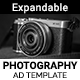 Expandable & Responsive | Photography Banner (ER01) - HTML5 / Ad Templates