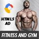 Fitness Ads Banner HTML5 - GWD