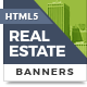 HTML5 Ads - Sleek Real Estate Banner Templates - HTML5 / Ad Templates