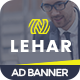 Lehar | Business HTML 5 Animated Google Banner - HTML5 / Ad Templates
