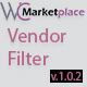 WC Marketplace Vendor Filter - WordPress / eCommerce / WooCommerce