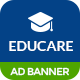 Educare | Education HTML 5 GWD Animated Google Banner - HTML5 / Ad Templates