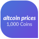 Altcoin Prices - 700+ Cryptocurrency Prices - PHP Scripts / Shopping Carts