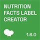 Nutrition Facts Label Creator - WordPress / Add-ons
