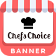 ChefsChoice | Restaurant HTML 5 Animated Google Banner - HTML5 / Ad Templates