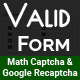 ValidForm - jQuery validation and Math Captcha Form - JavaScript / Forms