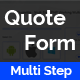 QuoteForm - Multi Step Multipurpose HTML Form - HTML5 / Forms