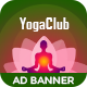 Yoga | Fitness Multipurpose HTML 5 Animated Google Banner - HTML5 / Ad Templates