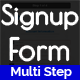 SignupForm - Multi Step Signup HTML5 Ajax Form - HTML5 / Forms