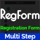 RegForm - Advanced Multi Step Registration HTML Ajax Form - HTML5 / Forms