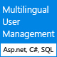 Multilingual User Management - .NET