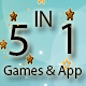 5 IN 1 STARTER KIT GAMES AND APP BUNDLE (CONSTRUCT 2 -CAPX) - HTML5 / Games