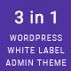 White label admin theme package for WordPress (3 in 1): (Ultra + Legacy + Material Admin) - WordPress / Interface Ele...