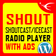 SHOUT - HTML5 Radio Player With Ads - ShoutCast and IceCast Support - WordPress Plugin - WordPress / Media