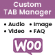 WooCommerce Custom Tab Manager - WordPress / eCommerce / WooCommerce