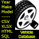 Vehicle Database CSV, XLSX, SQL, Dropdown search and Wordpress/Woocommerce ready - PHP Scripts