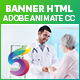 Health Medicare Banner Ad HTML5 (Animate CC) - HTML5 / Ad Templates