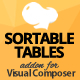 Sortable Tables Addon for WPBakery Page Builder - WordPress / Add-ons