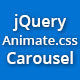 jQuery Animate.css Carousel - JavaScript / Sliders