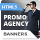 HTML5 Animated Banner Ads - Promo Agency (GWD) - HTML5 / Ad Templates
