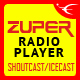 Zuper - Shoutcast and Icecast Radio Player With History - HTML5 / Media