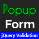 Popup Form - Bootstrap Responsive Clean Popup Form - JavaScript / Forms