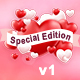 Valentine Card v1 - Special Edition - HTML5 / Canvas