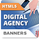 HTML5 Animated Banner Ads - Digital Agency (GWD) - HTML5 / Ad Templates