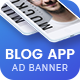 Blog App | HTML 5 Animated Google Banner - HTML5 / Ad Templates