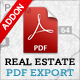 Real Estate PDF Export - PHP Scripts / Add-ons