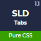 SLD Tabs Pure CSS - CSS / Tabs and Sliders
