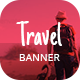 Online Travel Booking AD Banner 08 - HTML5 / Ad Templates