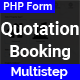 Quotation Booking - Multi Step Quotation Booking Request PHP Form For Cleaning Service - PHP Scripts / Forms