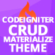 CodeIgniter Grocery CRUD Materialize Theme - PHP Scripts