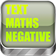 Math Game: Text Maths Negative - HTML5 / Games